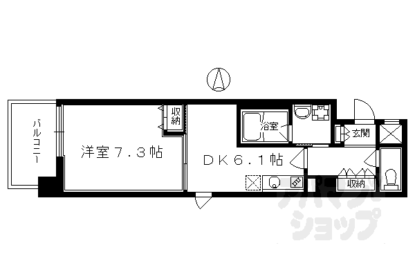 アスヴェル京都市役所前IIIの間取り写真