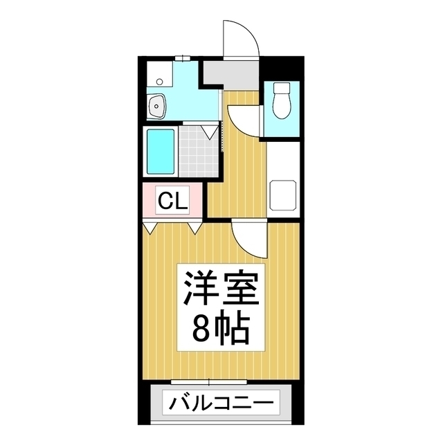 サンハイツ小林Eの間取り写真