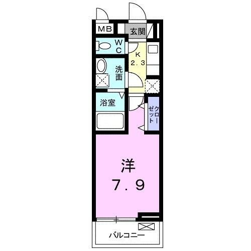 埼玉高速鉄道 浦和美園駅 徒歩7分 3階建 築9年の間取り写真