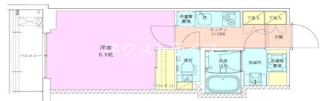 東京メトロ半蔵門線 半蔵門駅 徒歩3分 14階建 築9年の間取り写真