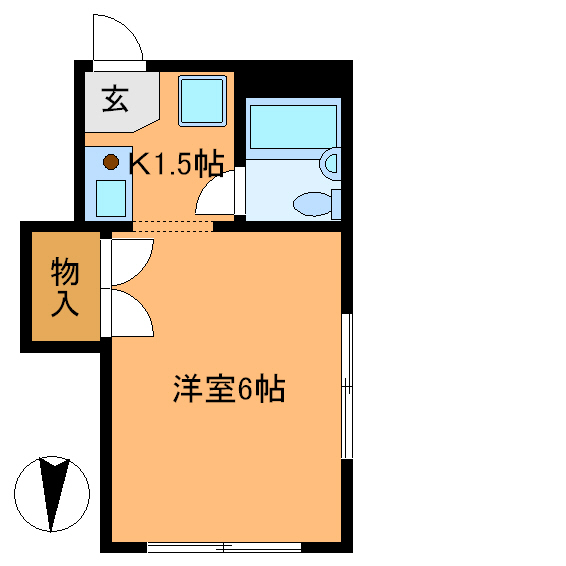 墨田区横川のマンションの間取り