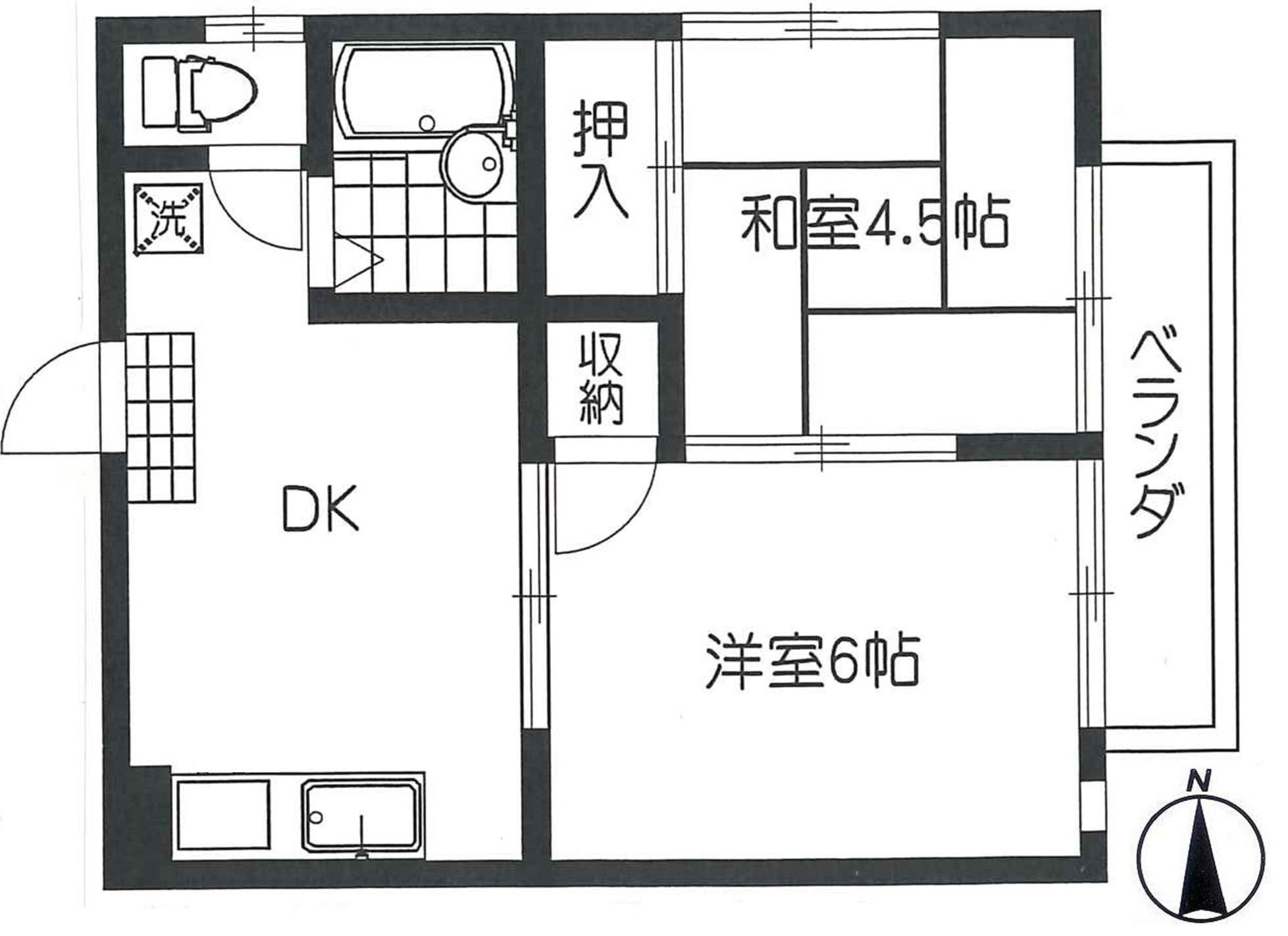 リボーンハイツの間取り