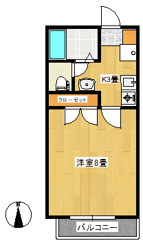 アズヴェール林間の間取り写真