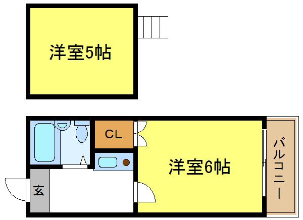 エクセレント長原の間取り