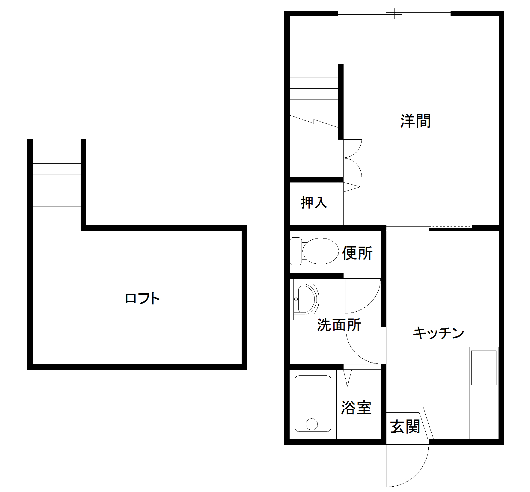 コーポタカモリの間取り