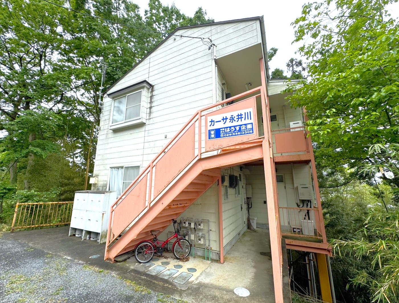 カーサ永井川の建物外観