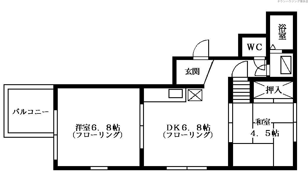 藤崎カステリアの間取り