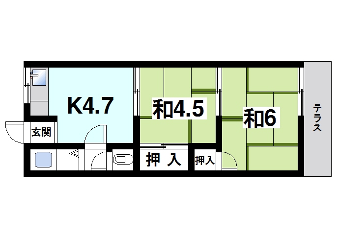 堀内アパートの間取り