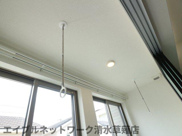 バルコニー　落ち着いた時間を過ごせるバルコニーです