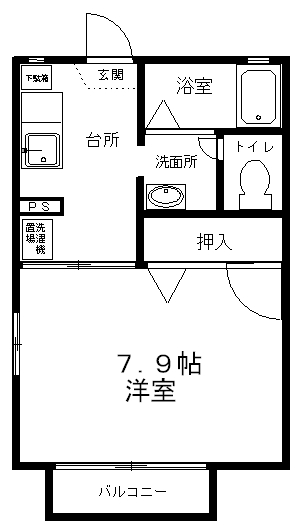 メゾンアーサーIIIの間取り