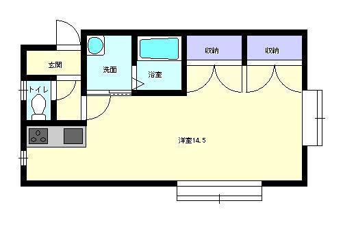 プラージュ堰端Ａの間取り