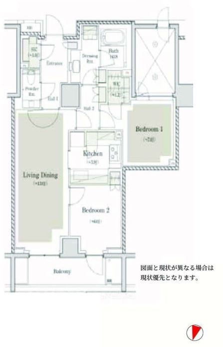 ザ・パークハウスグラン神山町の間取り