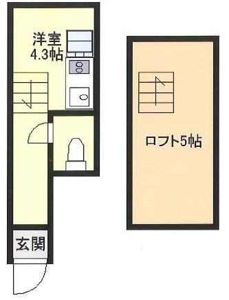 府中市小柳町のマンションの間取り