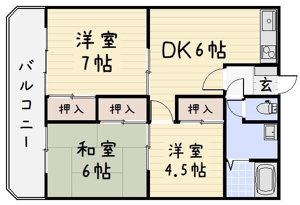 エーコービルの間取り