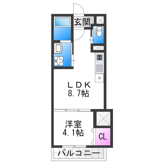 【Buzz北加賀屋の間取り】