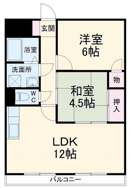 【ファミール八代の間取り】