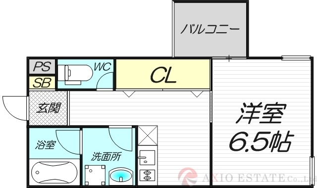 フェリスコート下新庄駅前の間取り