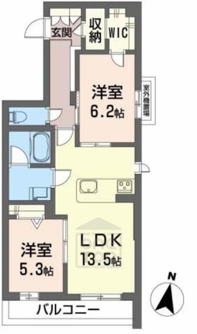 ラ　メゾン　デ　エスポワールの間取り