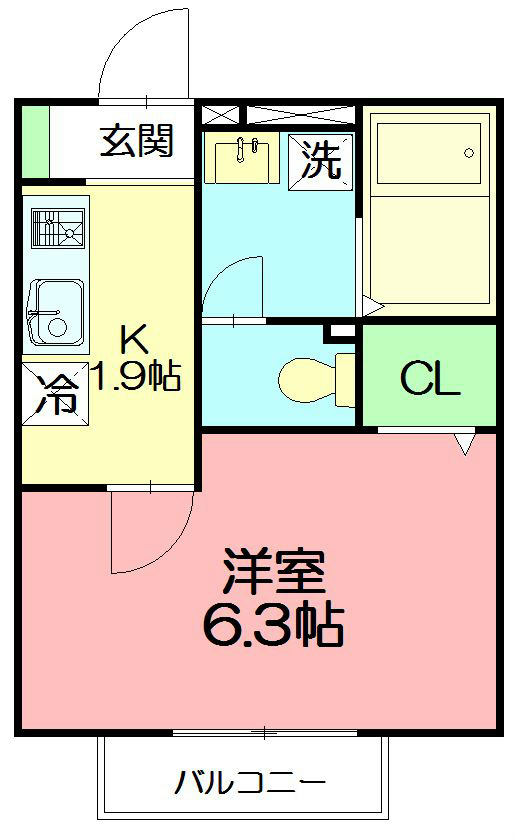 グラフィアス湘南の間取り