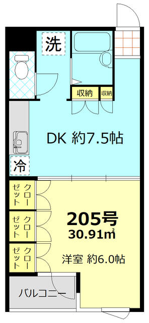 ガーデンハイツ小山の間取り