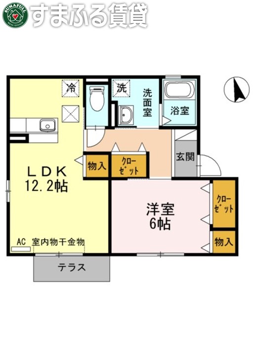 セジュール中央台の間取り