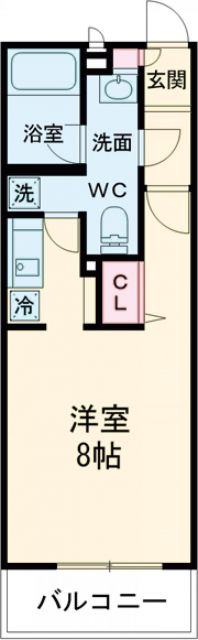 江戸川区松江のマンションの間取り