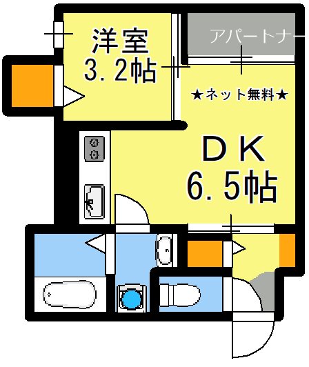 Ｚｅｒｏ　みやた通りの間取り