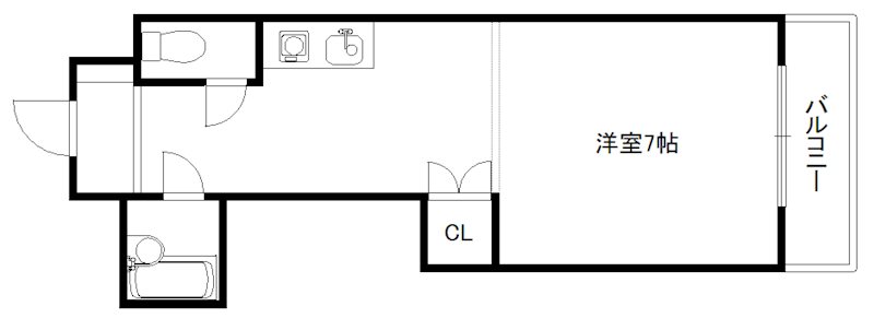 フレーヴァー深草IIの間取り