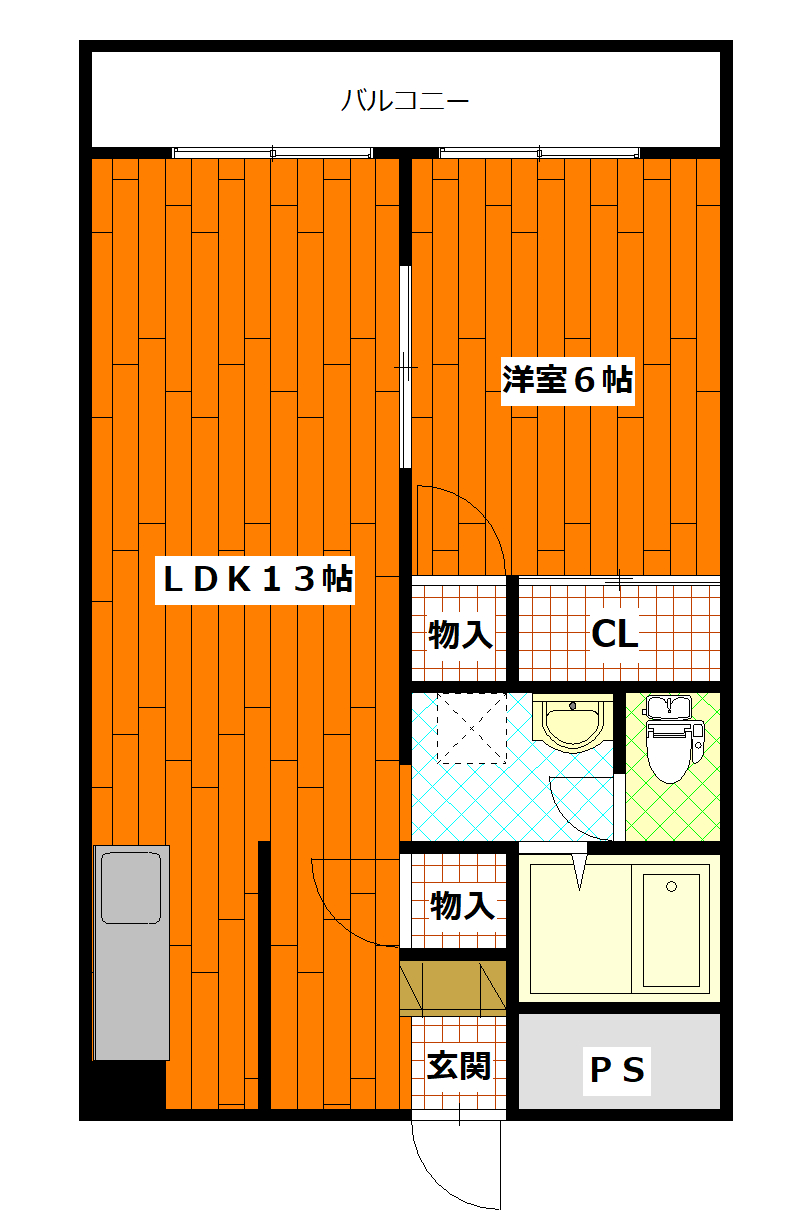 コーポ木村の間取り