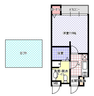 ゴールドクレスト雁屋南の間取り