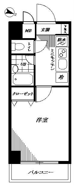 サンテミリオン恵比寿の間取り