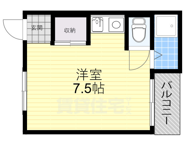 吹田市岸部南のマンションの間取り