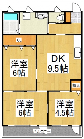 コーポ金子の間取り