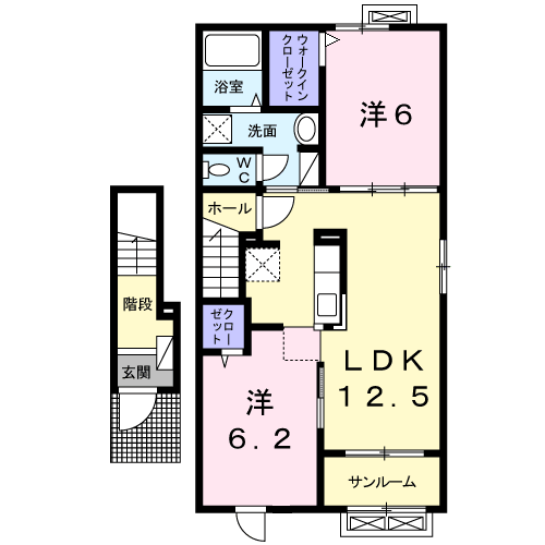 アベリアの間取り