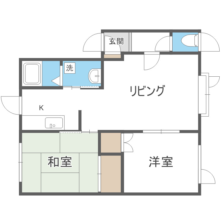 イーストコートの間取り