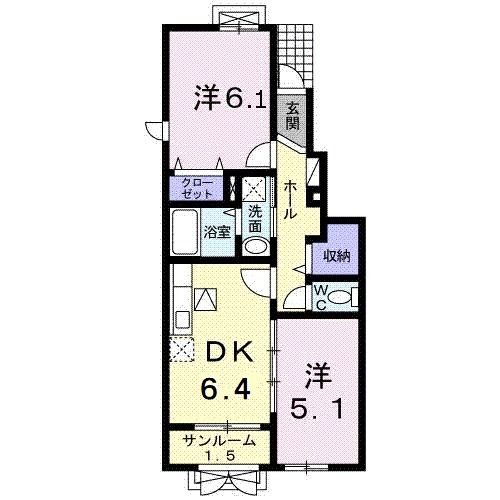 【ウインベル大山IIの間取り】