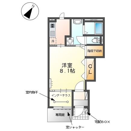 弥富市五明のアパートの間取り