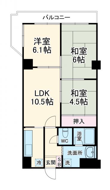 ハイマート春日部の間取り