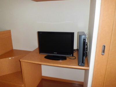 その他　薄型液晶テレビとレオネット。