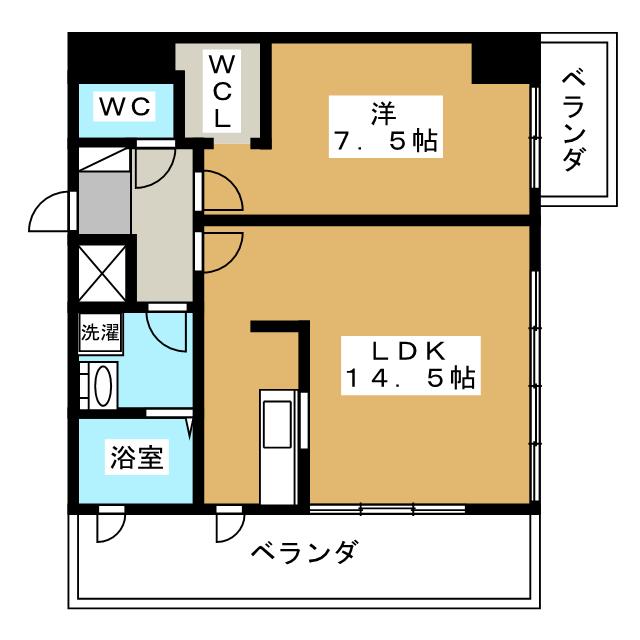 キャピタル　ノア　日野の間取り