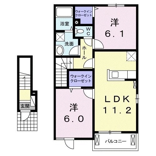 ベルヒルズ　Iの間取り