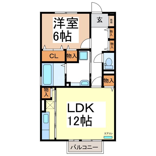 雅の間取り