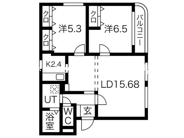 VestLife21の間取り