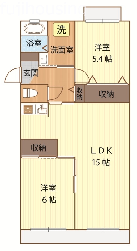 ヴィヴァレ東岩槻の間取り