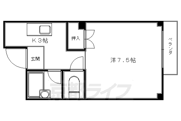 ヴィラモナミの間取り