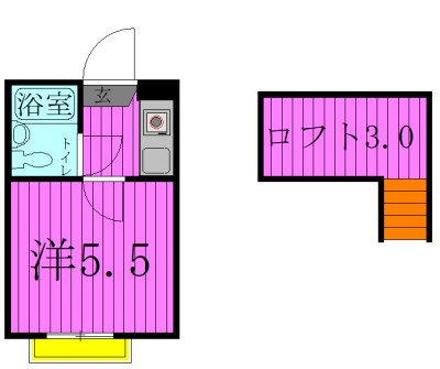 エスポワールDの間取り