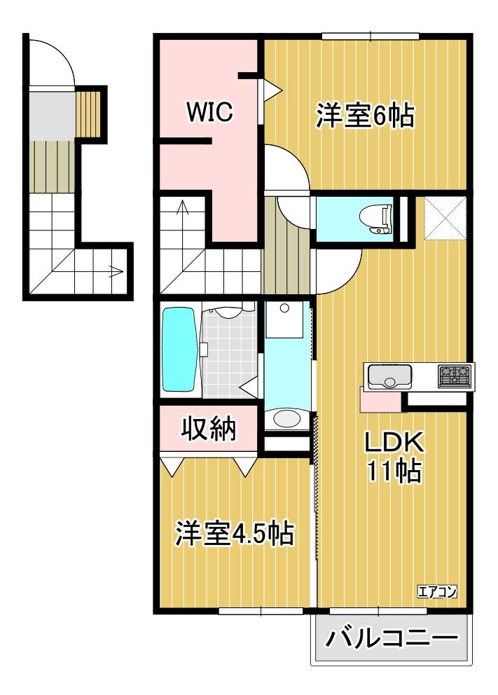 ノヴル ラフィーネの間取り