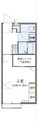 レオパレス山王田の間取り