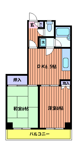 ストーク立川の間取り