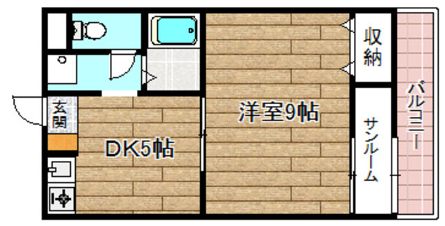 高槻市津之江北町のマンションの間取り